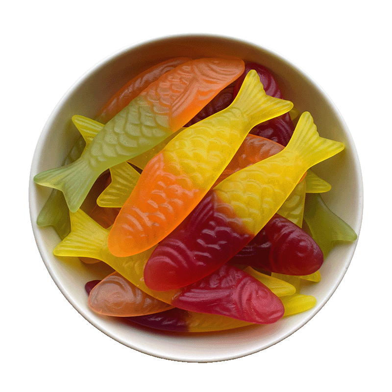 Store vingummifisk – 3 stk.