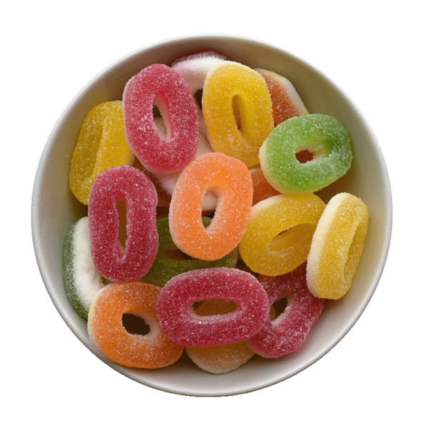 Frugt ringe bland selv slik online